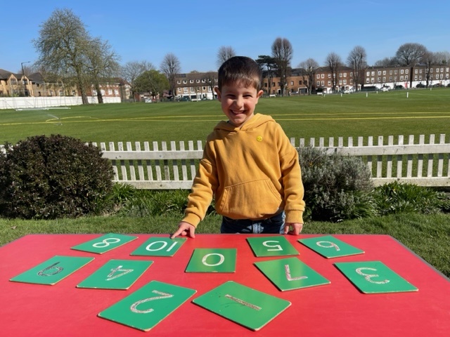 Montessori Sandpaper Numbers